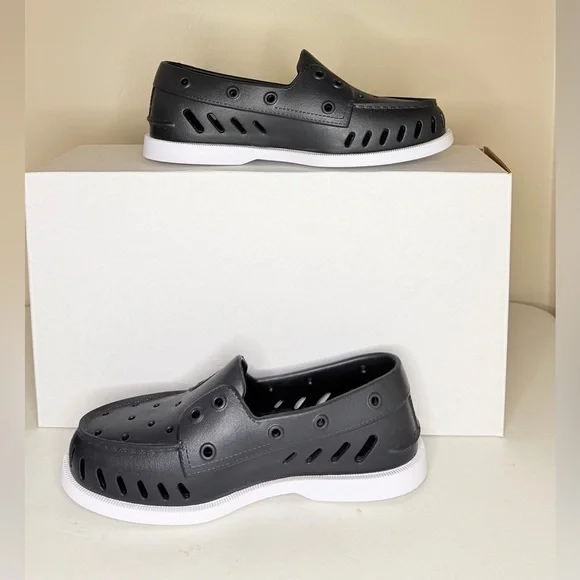 Sperry Black Slip-On Loafers - Picture 2 of 4